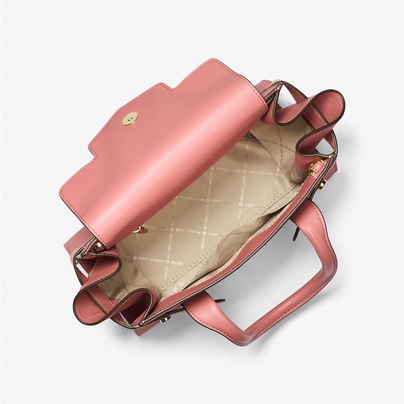 MICHAEL MICHAEL KORS
Carmen Medium Faux Leather Belted Satchel - Picture 2 of 3